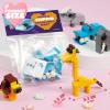 imageJOYIN 24 Packs Valentines Day Cards with Sea Animal Building Blocks for Gifts Party Favor Classroom Exchange Prize Valentines Greeting CardsZoo Series