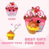 imageJOYIN 28 Packs Dessert squishy toys Stress Relief Keychains with Cards for Classroom Exchange Prizes Fidget Toy Valentines Greeting Cards Valentine Party Favors Valentine Exchange Gifts