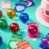imageJOYIN 28 Packs Valentines Day Stretchy Balls with Cards Classroom Exchange Gift for Kids Valentines Party Favors Classroom Holiday Reward Prizes Stress Relief Stretch Balls