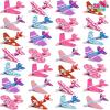 imageJOYIN 28 Valentines Day Foam Airplanes for Kids Greeting Cards with Punchline for Kids School Classroom Exchange Prizes Gift Supplies Planes Party Favor