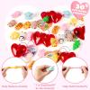 imageJOYIN 30 Packs Heart Gift Cards with Mix Critter Mochi Squishy Toys and Heart Shells Stress Relief Fidget Toys Squeeze for Kids Party Favors and Classroom Exchange