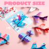 imageJOYIN 35 Valentines Day Foam Airplanes Greeting Cards for Kids Valentines Party Favor School Classroom Exchange Prizes Gift Supplies