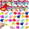 imageJOYIN 28 Pack Gift Cards with Mochi Squishy Toy Filled Hearts Kawaii Mochi Sea Animals Stress Relief Fidget Toys for Kids Valentines Classroom Exchange and Party Favors PrizesOcean Animal