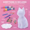 imageKlever Kits DIY Night Light Paint Your Own Cat Lamp Arts ampamp Crafts Kit School Activities Art Supplies Toys Painting Kits Birthday Gifts for Girls Boys Aged 6Cat