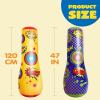 image2 Pack Inflatable Bopper 47 Inches Kids Punching Bag with BounceBack Action Inflatable Punching Bag for Kids Presents