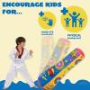imageJOYIN Punching Bag for Kids 47 Inches Kids DoubleSided Inflatable Punching Bag with BounceBack Action1 Pcs