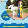 imageJOYIN Punching Bag for Kids 47 Inches Kids DoubleSided Inflatable Punching Bag with BounceBack Action1 Pcs