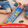 imageSYNCFUN Toddler Race Car Toys Kids Race Track Truck Toy 96quot Foldable 3 Layer Carrier Truck with 12 DieCast Metal Cars and Lights ampamp Sounds Christmas Birthday Gifts for 3 4 5 Years Old Boys Girls