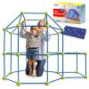 imageSYNCFUN Fort Building Kit for Kids STEM Creative Construction Toy with Starry Night Cloth Storage Bag for Indoor ampamp Outdoors Activity Educational Gift for Age 3 4 5 6 7 8 9 10 11 12 Boys and GirlsBlue Green