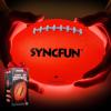imageSYNCFUN Glow in The Dark Football for Boys Light Up Football for Night Outdoor Sports Games Red Glowing Ball Ball Accessories Gifts for Teen Boy Toys Ages 3 Old and Up