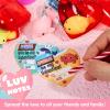 imageJOYIN 28 Pack Mochi Squishy Toy Filled Hearts and Cards for Kids Valentine Classroom Exchange Party Favors Kawaii Stress Relief Toys for Valentine Gift Exchange Game Prizes and Carnivals GiftOcean Animal