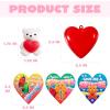 imageJOYIN 28 Pack Mochi Squishy Toy Filled Hearts and Cards for Kids Valentine Classroom Exchange Party Favors Kawaii Stress Relief Toys for Valentine Gift Exchange Game Prizes and Carnivals GiftClassic Valentine Mochi