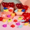 imageJOYIN 28 Pack Mochi Squishy Toy Filled Hearts and Cards for Kids Valentine Classroom Exchange Party Favors Kawaii Stress Relief Toys for Valentine Gift Exchange Game Prizes and Carnivals GiftOcean Animal