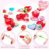imageJOYIN 28 Pack Mochi Squishy Toy Filled Hearts and Cards for Kids Valentine Classroom Exchange Party Favors Kawaii Stress Relief Toys for Valentine Gift Exchange Game Prizes and Carnivals GiftClassic Valentine Mochi