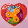 imageJOYIN 28 Packs Valentines Cards with Fidget Spinner Stress Relief Hand Finger Spinner Fidget Toy for Valentines Day Kids School Classroom Prizes Gift ExchangeParty Favor Exchange Gift RewardsHeart