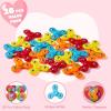 imageJOYIN 28 Packs Valentines Cards with Fidget Spinner Stress Relief Hand Finger Spinner Fidget Toy for Valentines Day Kids School Classroom Prizes Gift ExchangeParty Favor Exchange Gift RewardsHeart