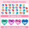 imageJOYIN 30 PCS Valentine Day Gift Cards with Galaxy Slime Stress Relief Fidget Toys for Kids Classroom Exchange Prizes Valentines Party FavorGalaxy