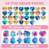 imageJOYIN 30 PCS Valentine Day Gift Cards with Galaxy Slime Stress Relief Fidget Toys for Kids Classroom Exchange Prizes Valentines Party FavorSpecial Cards