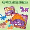 imageKlever Kits Dot Art Kit for Kids No Mess Sticker for Toddler 37 Craft Kits DIY Creative Activity Travel Toy Birthday Gifts for Boys Girls DinosaurDinosaur