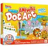 imageKlever Kits Dot Art Kit for Kids No Mess Sticker for Toddler 37 Craft Kits DIY Creative Activity Travel Toy Birthday Gifts for Boys Girls DinosaurAnimals