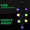 imageJOYIN 6 PCS Mardi Gras LED Bulb Necklace Purple Green Gold LED Light Up Necklace with 6 lighting modes for Mardi Gras Party Favors Supplies Masquerade Costume Accessories