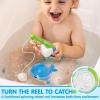 imageJOYIN Bath Fishing Toy Set for Toddlers  Magnetic Toy with Fishing Rod Spinning Octopus and Starfish Windup Shark and Turtle  Sensory Development for Infants
