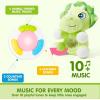 imageJOYIN Musical Unicorn Plush Baby Toy Stuffed Animal with Music ampamp Light Baby Musical Soft Plush Toys for Infant Babies Christmas Birthday Gifts for Boys and Girls 6 MonthsDinosaur