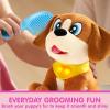 imageJOYIN Toy Dog for Toddlers Play Puppy Toy with Carrier ampamp Accessories Plush Dog with Interactive Button Lights ampamp Sounds Pet Care Set for Kids 1 2 3 4 Years Old Birthday Gifts for Girls