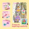 imageKlever Kits 16 Projects Gem Painting Kids Diamond Gem Painting Kit with 5D Gem Arts and Crafts for Girls Ages 612 Gem Craft Activities Kits PrincessPrincess