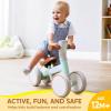 imageSYNCFUN Baby Balance Bike with Music and Light for 12 Year Old Toddlers 1st Birthday Gift One Year Old Birthday Gift for Boys Girls Outdoor Baby Toys PinkGreen