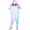 imageSpooktacular Creations Halloween Unicorn Costume Unisex Adult Unicorn Jumpsuit for Halloween Cosplay Themed PartiesBlue