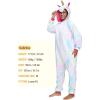 imageSpooktacular Creations Halloween Unicorn Costume Unisex Adult Unicorn Jumpsuit for Halloween Cosplay Themed PartiesBlue