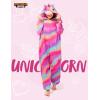 imageSpooktacular Creations Halloween Unicorn Costume Unisex Adult Unicorn Jumpsuit for Halloween Cosplay Themed PartiesRainbow