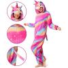 imageSpooktacular Creations Halloween Unicorn Costume Unisex Adult Unicorn Jumpsuit for Halloween Cosplay Themed PartiesRainbow