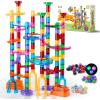 imageJOYIN 137Pcs Glowing Marble Run  Construction Building Blocks Toys with 15 Glow in The Dark Plastic Marbles STEM Toy Presents for Boys and Girls Gift for Christmas