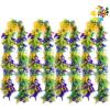 imageJOYIN 4 PCS Mardi Gras Feather Boa 25 Gram 4 Feet Long Yellow Purple Green Feather Boa for Mardi Gras Party Dress Up Masquerade Costume Accessories