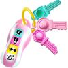 imageJOYIN Baby Car Keys Teether  Toddlers Sensory Learning Toy wMusic ampamp Lights  Musical Toys for Travel  Birthday Gifts for Baby Age 10 MonthsPink