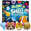 imageKlever Kits 12 Glow in The Dark Sea Shell Painting KitArts ampamp Crafts for Boys and Girls Ages 612 Art Supplies Kids Craft Paint Kits Creative Art Toys for Birthday Party Gift
