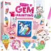 imageKlever Kits 16 Projects Gem Painting Kids Diamond Gem Painting Kit with 5D Gem Arts and Crafts for Girls Ages 612 Gem Craft Activities Kits PrincessFantasy