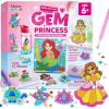 imageKlever Kits 16 Projects Gem Painting Kids Diamond Gem Painting Kit with 5D Gem Arts and Crafts for Girls Ages 612 Gem Craft Activities Kits PrincessPrincess