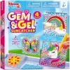 imageKlever Kits 4PCS Window Art 2in1 Gems and Gels Suncatcher 2 Ways to Play Diamond and Gels Arts ampamp Crafts Toys for Boys Girls Christmas Birthday Gifts for Kids Age 6 and UpRainbow