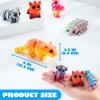 imageJOYIN 12 Pcs 3D Printed Animals Set Mini Animals 3D Printed Toys  Cute Articulated Flexible Figurines Fidget Toys for Party Favors Birthday Gifts Desk Pets Office Home DecorSafari Animals