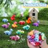 imageJOYIN 12 Pcs 3D Printed Animals Set Mini Animals 3D Printed Toys  Cute Articulated Flexible Figurines Fidget Toys for Party Favors Birthday Gifts Desk Pets Office Home DecorDinosaur Animals