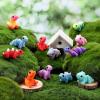 imageJOYIN 12 Pcs 3D Printed Animals Set Mini Animals 3D Printed Toys  Cute Articulated Flexible Figurines Fidget Toys for Party Favors Birthday Gifts Desk Pets Office Home DecorDinosaur Animals