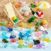 imageJOYIN 50 Pcs Mini Ocean Resin Animals Figures Mini Sea Animals Figurines for Aquarium Ornaments Decorations Cute Garden Accessories Slime Charms for Crafts DIY Miniature ScenesOcean Animals