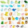 imageJOYIN 50 Pcs Mini Ocean Resin Animals Figures Mini Sea Animals Figurines for Aquarium Ornaments Decorations Cute Garden Accessories Slime Charms for Crafts DIY Miniature ScenesMix Animals