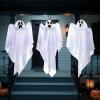 imageJOYIN 1 PC 275quot Halloween Hanging Ghosts Decorations Outdoor Halloween Flying White Ghosts Decor for Tree Front Yard Patio Lawn Garden Haunted House Prop Party Dcor Outside