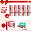 imageJOYIN 10 Pack Christmas No Snap Party Table Favor with Red ampamp White Snowflake Design with Party Hat Joke ampamp Little Gift Inside for Xmas Gift Christmas Seasonal Holiday Dinner TraditionsRedWhite Snowflakes