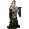 imageJOYIN 65quot Halloween Animatronics Witch Decorations Outdoor with LED Eyes and Creepy Sound Scary Life Size Animated Decor for Haunted House Lawn Yard