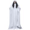 imageJOYIN 67quot Halloween Decorations Outdoor Life Size Bride Decor White Ghost Haunted House Props with Creepy Sound for Garden Yard Lawn